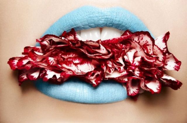 Beautiful lips make-up (21 pics)
