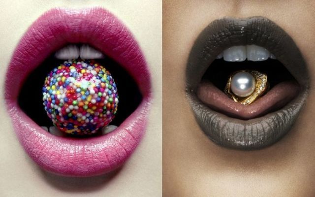 Beautiful lips make-up (21 pics)