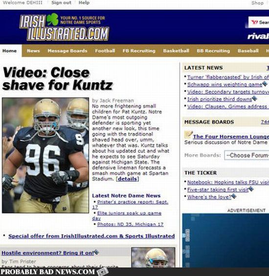 Funny News Captions (50 pics)