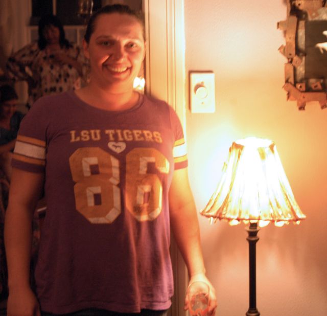 Unusual Lamp Shade Made with Bacon! (12 pics)