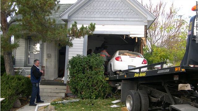 Car Lands on a Bed with a Sleeping Couple… (7 pics)