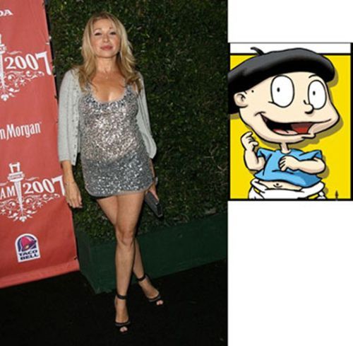 The Faces Behind the voices of Cartoon Characters (17 pics)
