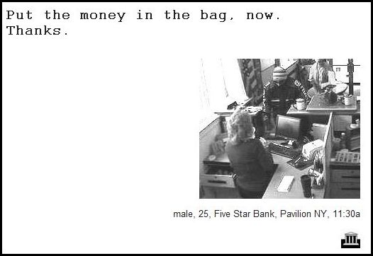 Demand Notes of Bank Robbers (64 pics)