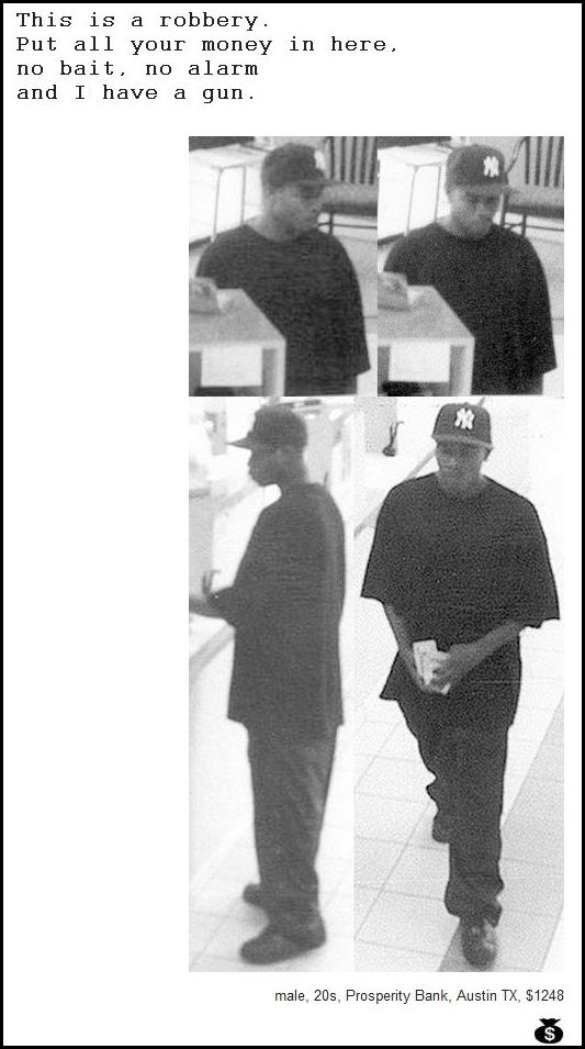 Demand Notes of Bank Robbers (64 pics)
