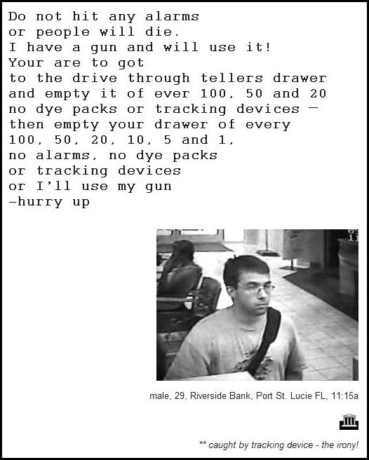 Demand Notes of Bank Robbers (64 pics)