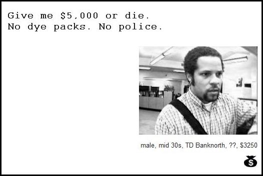 Demand Notes of Bank Robbers (64 pics)