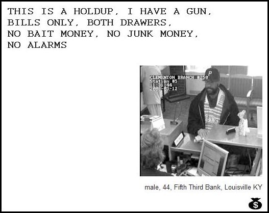 Demand Notes of Bank Robbers (64 pics)
