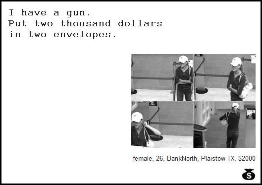 Demand Notes of Bank Robbers (64 pics)