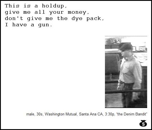 Demand Notes of Bank Robbers (64 pics)