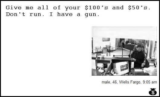 Demand Notes of Bank Robbers (64 pics)