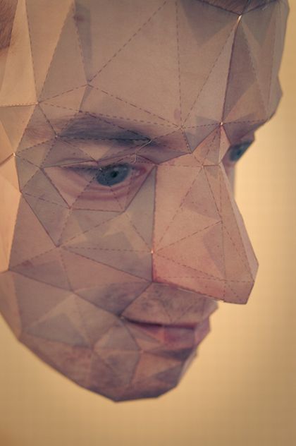 Huge Paper Head (16 pics)