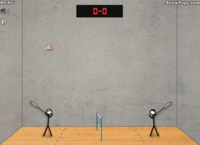 Stick Figure Badminton
