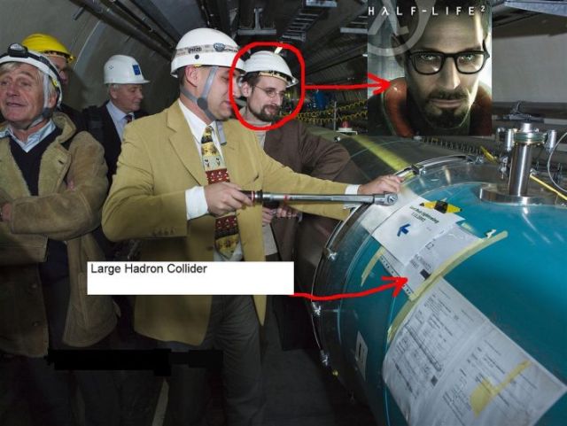 Oldie of the Day. ‘Gordon Freeman’ from Half Life spotted at CERN (23 pics)