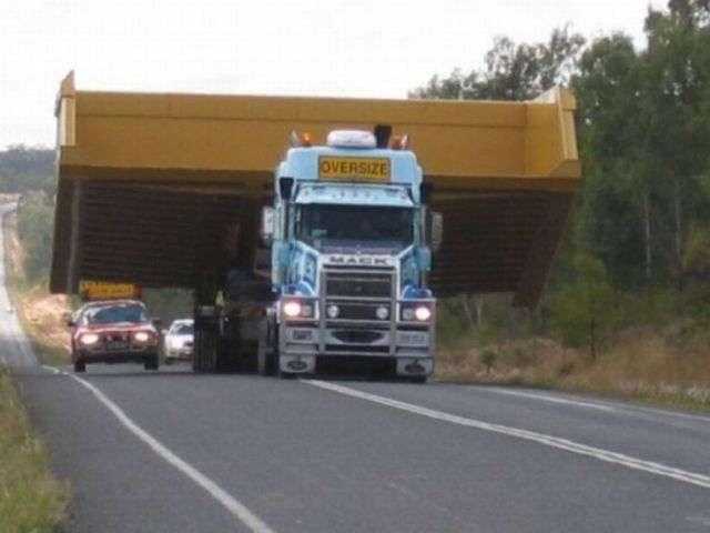 Delivering a Huge Dumpster! (4 pics)