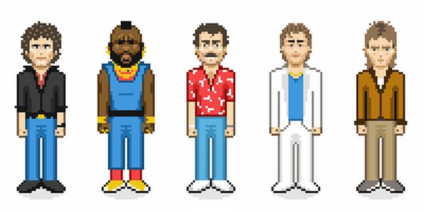 Iconic Characters and Celebs in Pixels (13 pics)