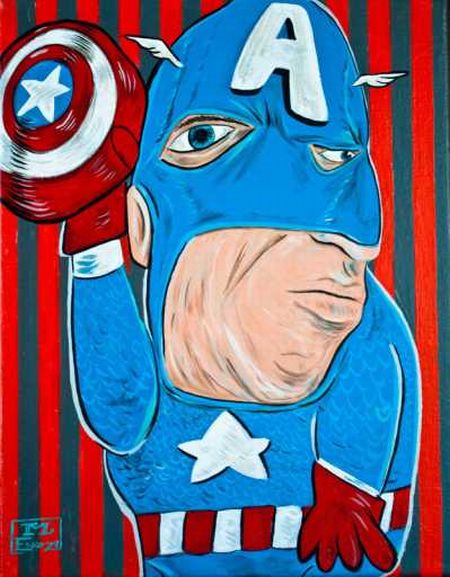 Picasso Superhero Illustrations (10 pics)