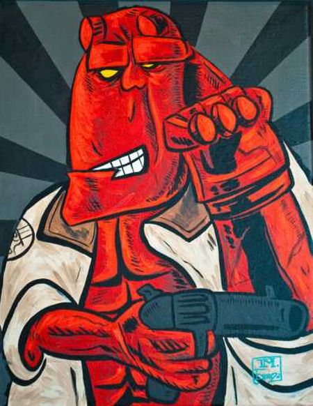 Picasso Superhero Illustrations (10 pics)