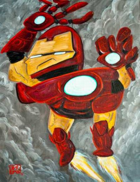 Picasso Superhero Illustrations (10 pics)