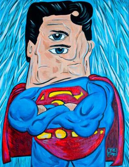 Picasso Superhero Illustrations (10 pics)
