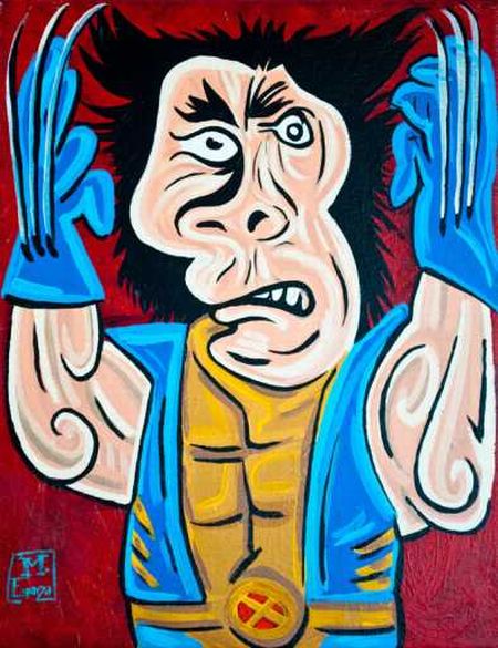 Picasso Superhero Illustrations (10 pics)