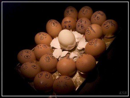 Fun with Fruits, Vegetables, Eggs and Other... (138 pics)
