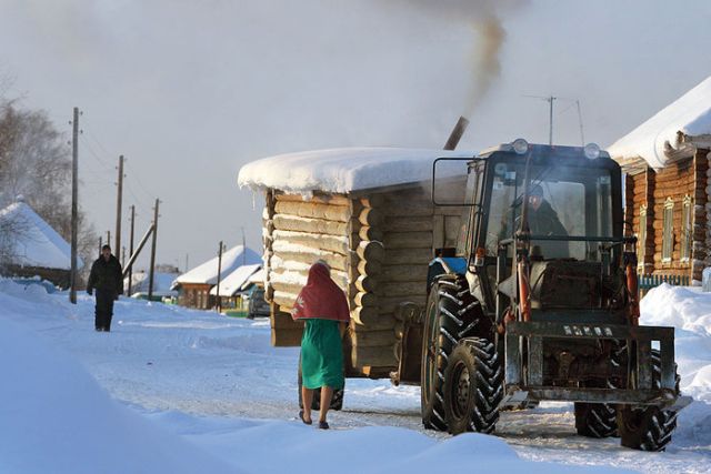 Russian Mobile Sauna (6 pics)