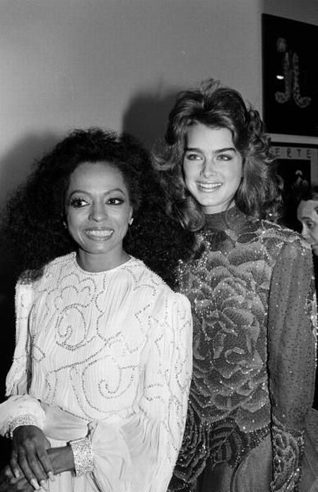 Brooke Shields and Diana Ross