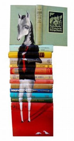 clip art book stack. digital clip art stack