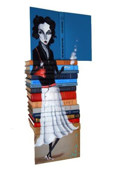 Art with Stacked Books (23 pics)