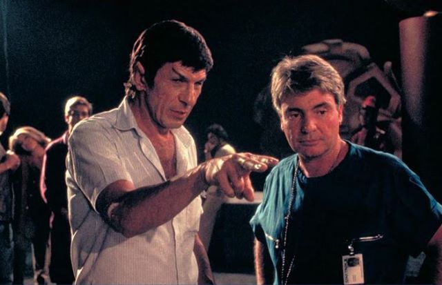Between Takes on the Set of Star Trek
