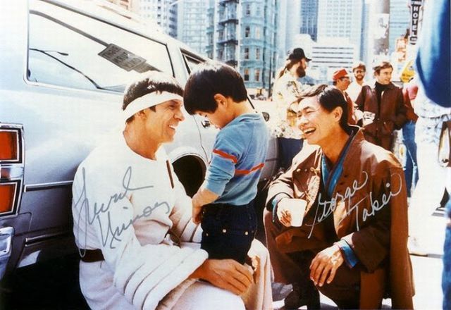 Between Takes on the Set of Star Trek