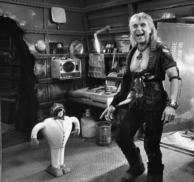 Between Takes on the Set of Star Trek