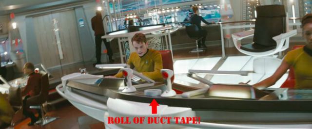 Between Takes on the Set of Star Trek
