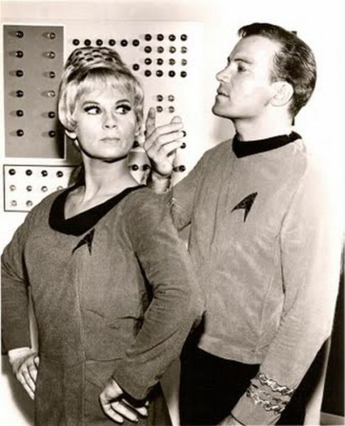 Between Takes on the Set of Star Trek
