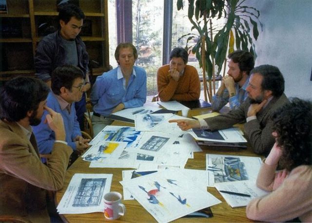 Between Takes on the Set of Star Trek