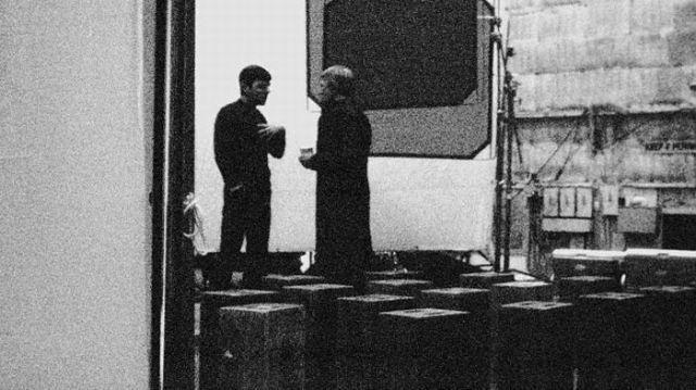 Between Takes on the Set of Star Trek