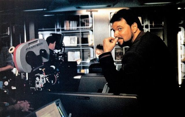 Between Takes on the Set of Star Trek