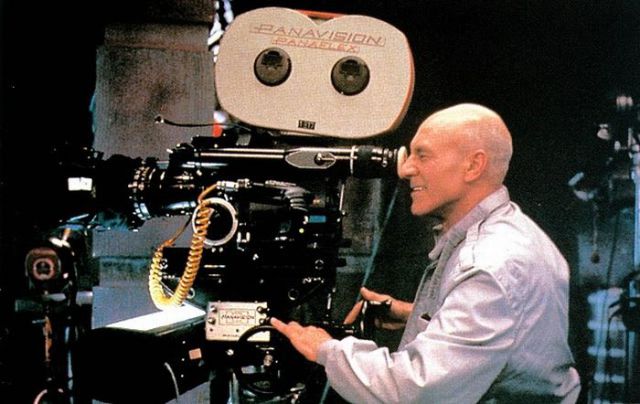 Between Takes on the Set of Star Trek