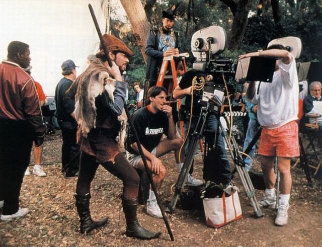 Between Takes on the Set of Star Trek