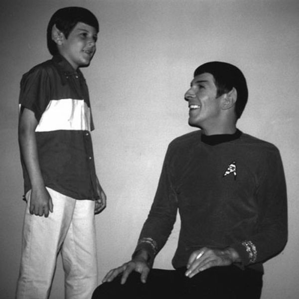Between Takes on the Set of Star Trek