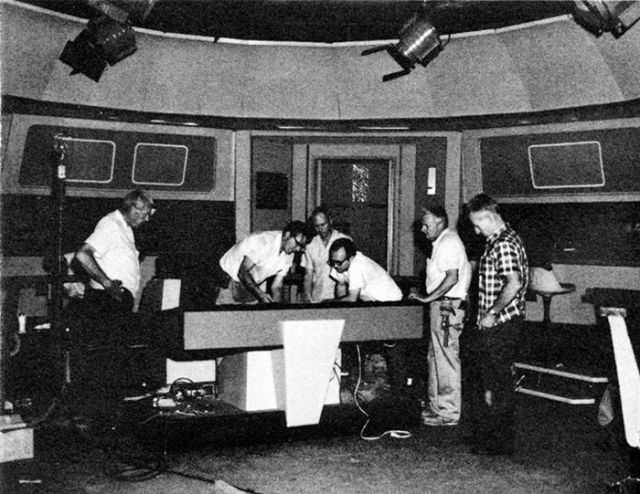 Between Takes on the Set of Star Trek