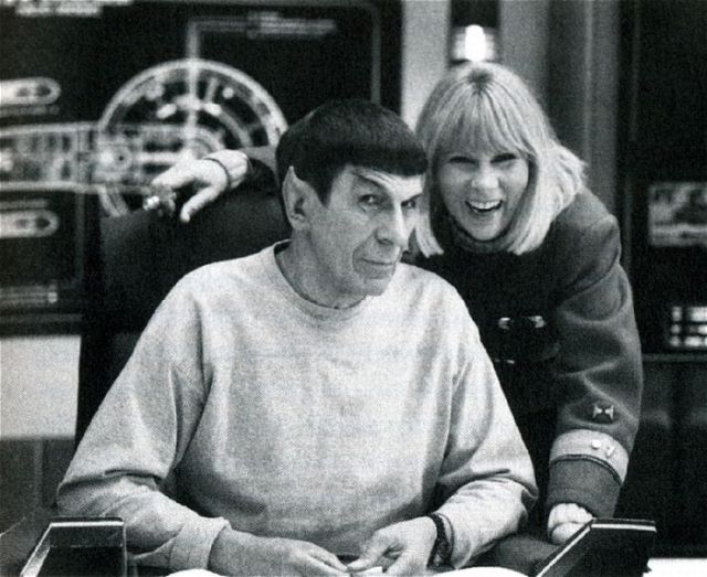 Between Takes on the Set of Star Trek