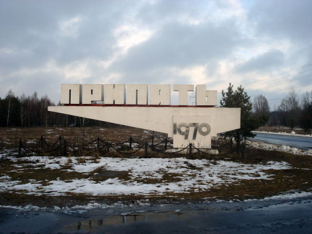 Wintertime at a Nuclear Disaster Site