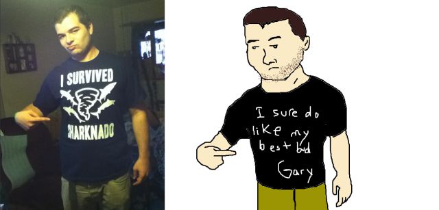 Humorous MS Paint Portraits of Twitter Followers
