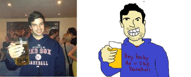 Humorous MS Paint Portraits of Twitter Followers