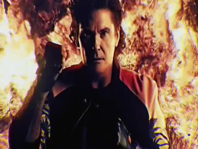 David Hasselhoff Stars in an Epic '80s Style Music Video  (VIDEO)