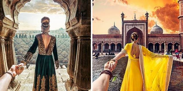 How Photo Project Of Girlfriend Dragging Her Boyfriend By The Hand Around The World Comes To Life