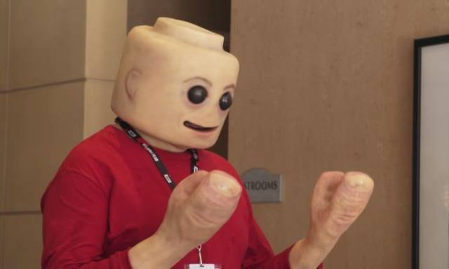 This Is The Freakiest LEGO Minifig Costume I’ve Ever Seen