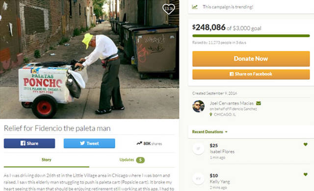Heartwarming Story Of A 89-Year-Old Street Popsicle Seller That Touched A Lot Of People