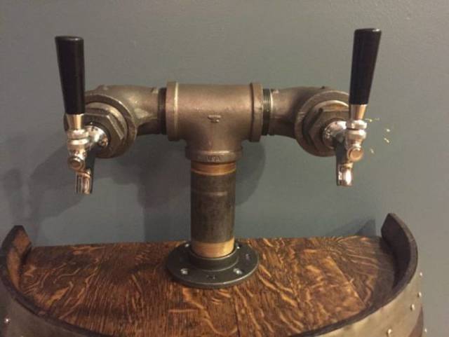 Man Installed A Cool-Looking Beer Tap In His Kitchen